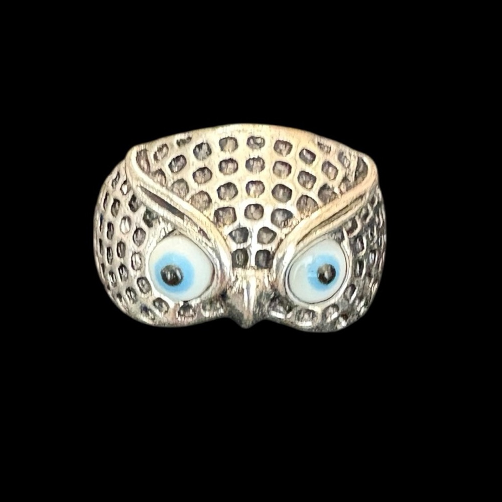 Silver Owl Ring